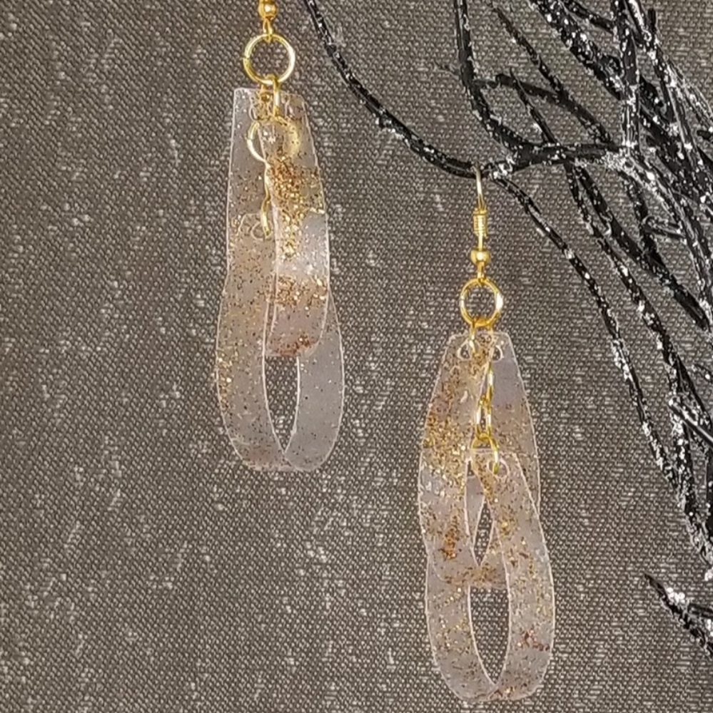 Double Loop Teardrop  - Sunkissed